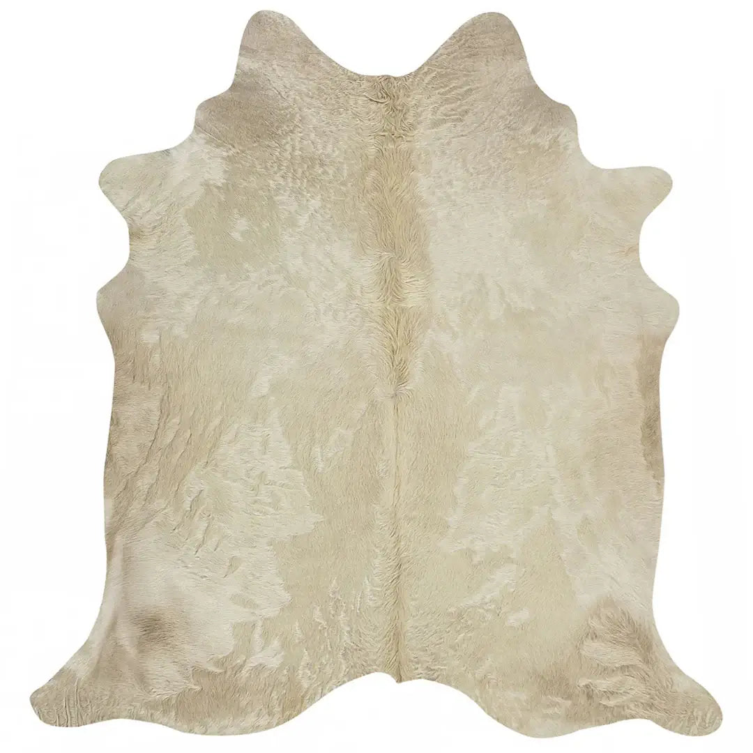 Champagne Brazilian Cowhide Rug: LARGE