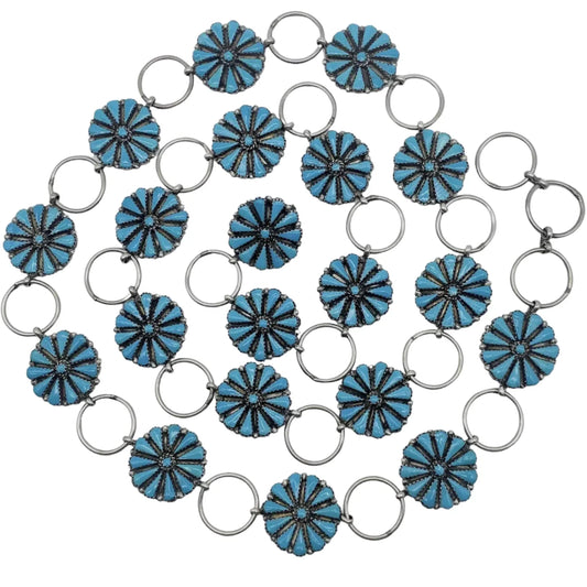 The Zuni Concho Belt