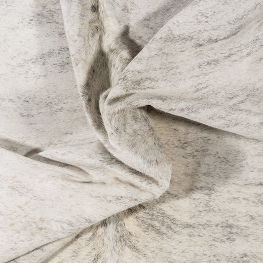 Brazilian Light Grey Brindle Cowhide Rug Size 9'1" L x 7'6" W 9229