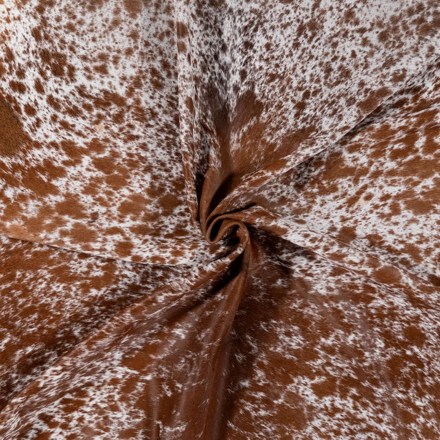 Brown Salt and Pepper Cowhide Rug