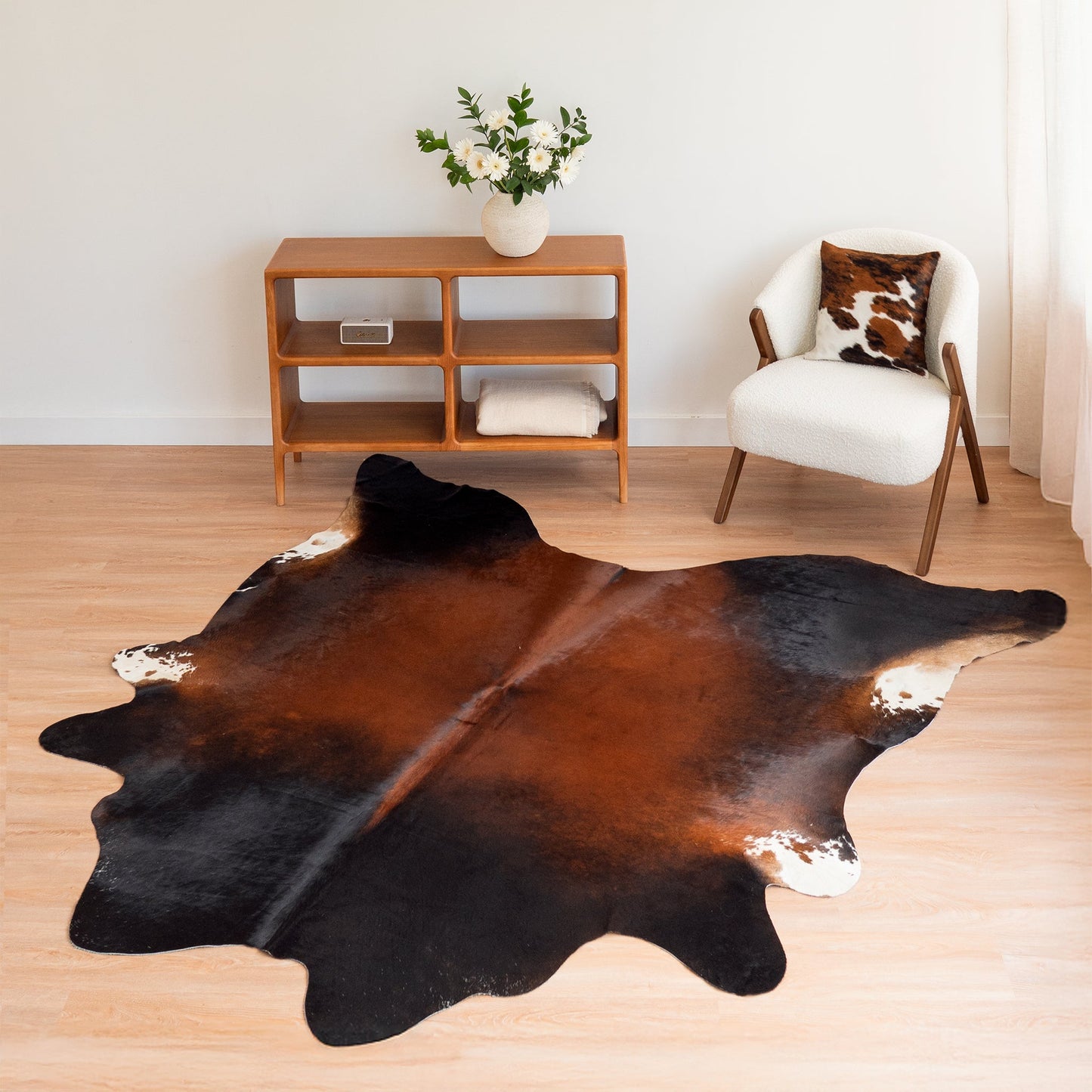 Mahogany Cowhide Rug