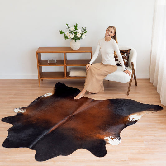 Mahogany Cowhide Rug