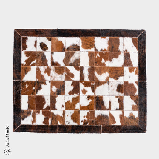 Cowhide Floor Mat Rug Size 3 x 2 Feet F-115