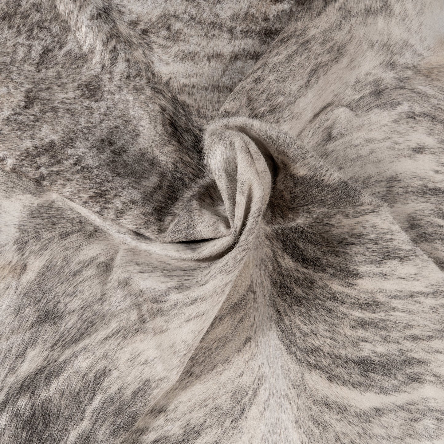 Grey Brindle Cowhide Rug