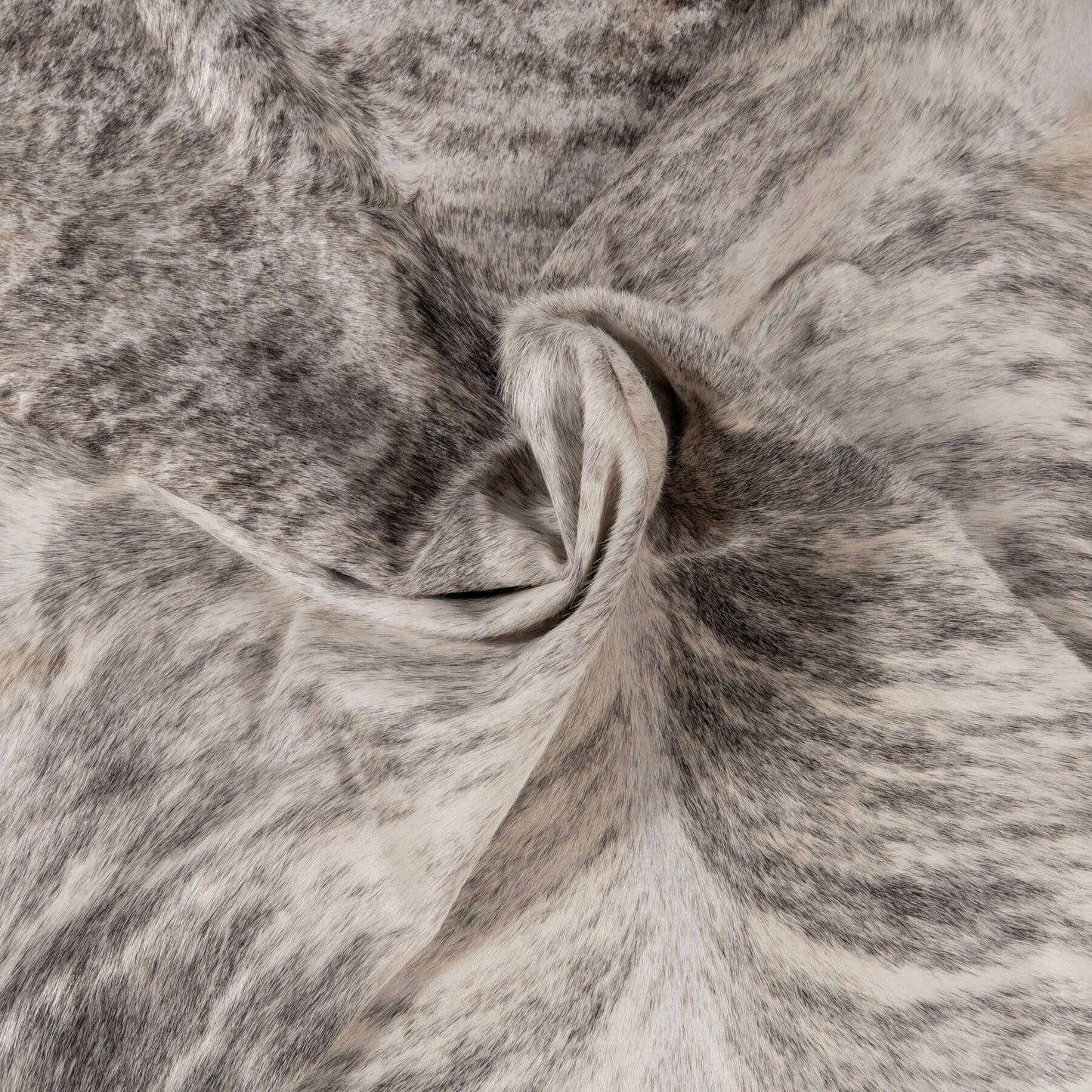 Grey Brindle Cowhide Rug