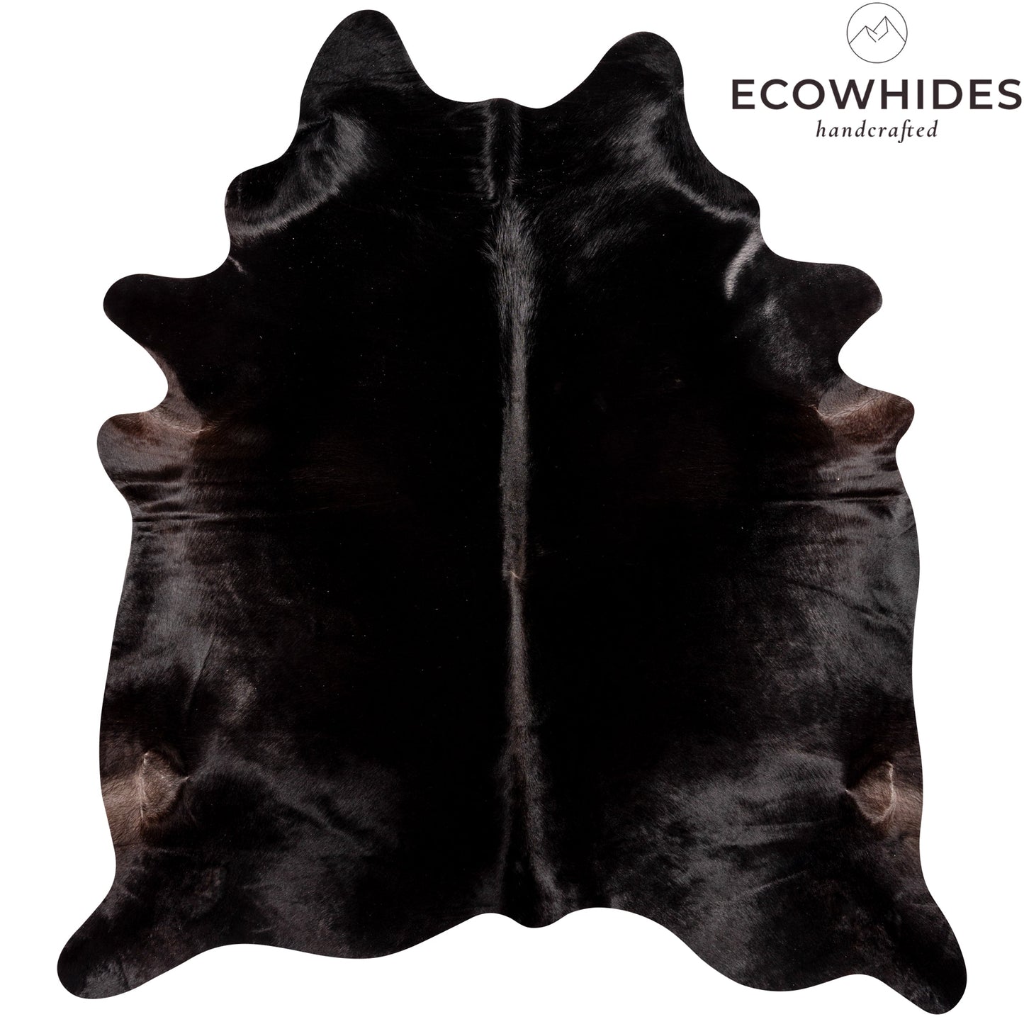 Black Natural Cowhide Rug