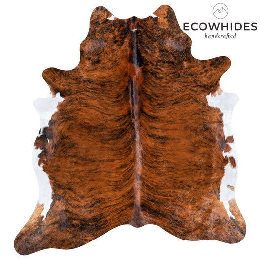 Brindle White Belly Cowhide Rug