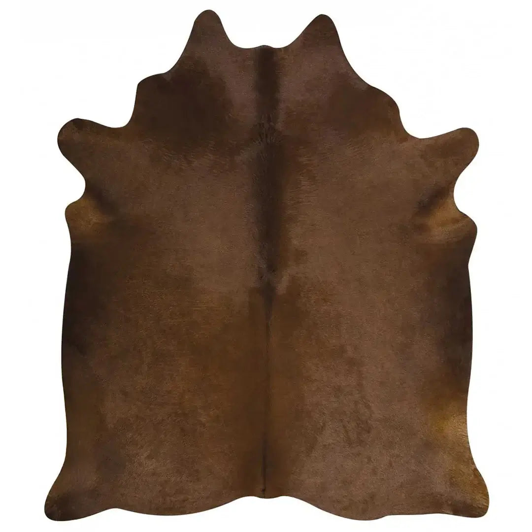 Dark Brown Brazilian Cowhide Rug: XL