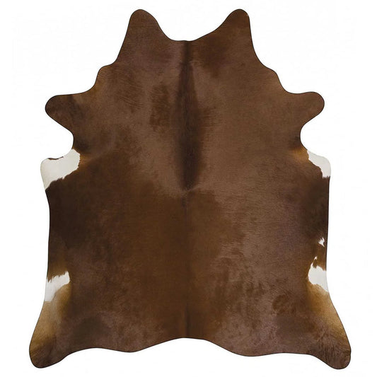 Dark Brown Brazilian Cowhide Rug: XL