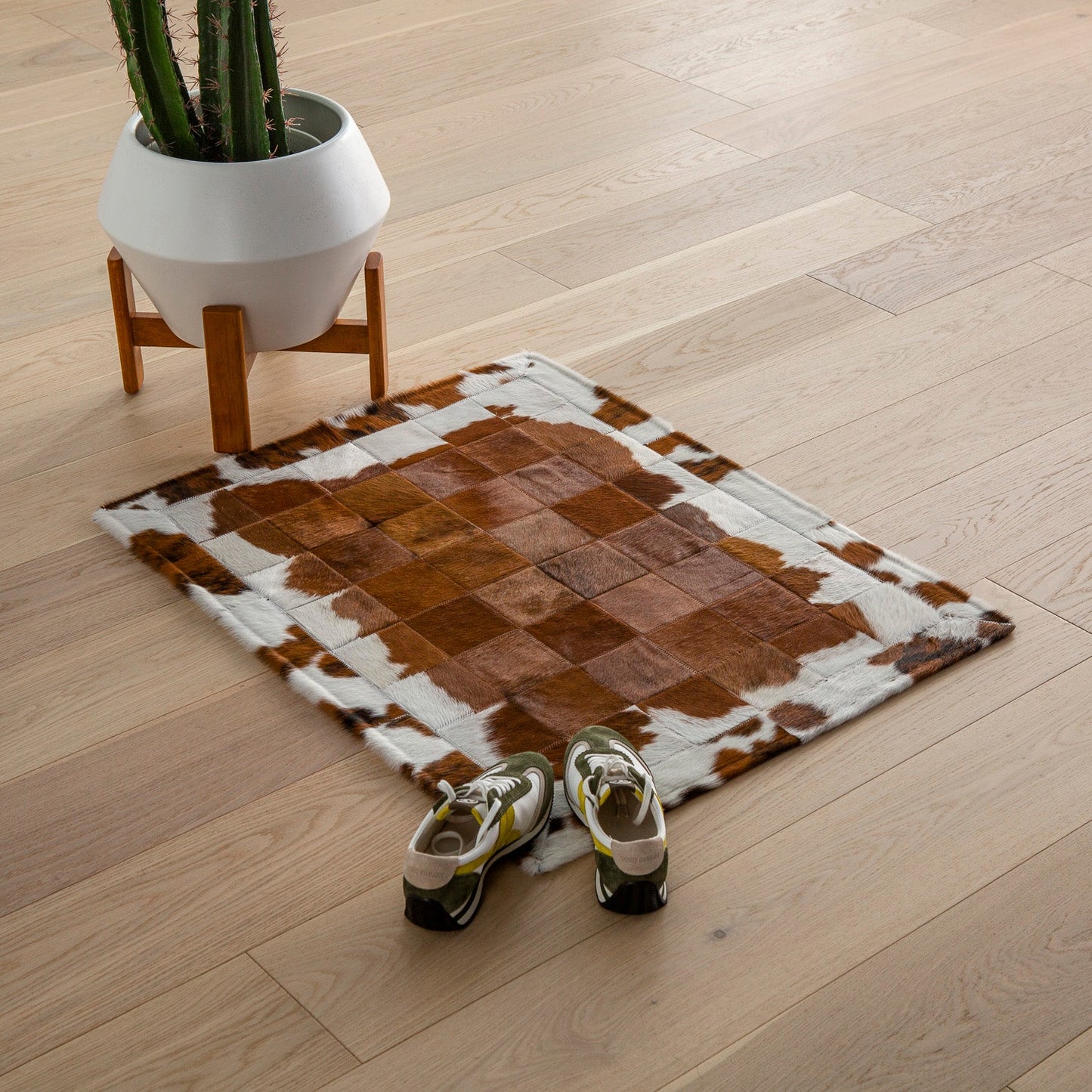 Cowhide Floor Mat Rug Size 3 x 2 Feet F-115