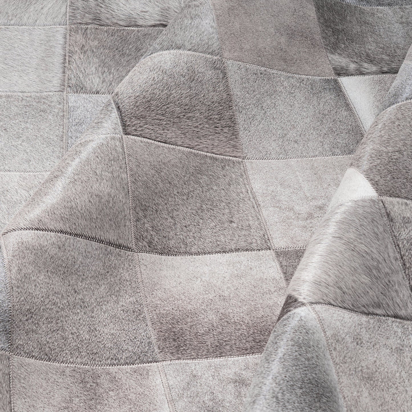 Rhodes Grey Cowhide Rug