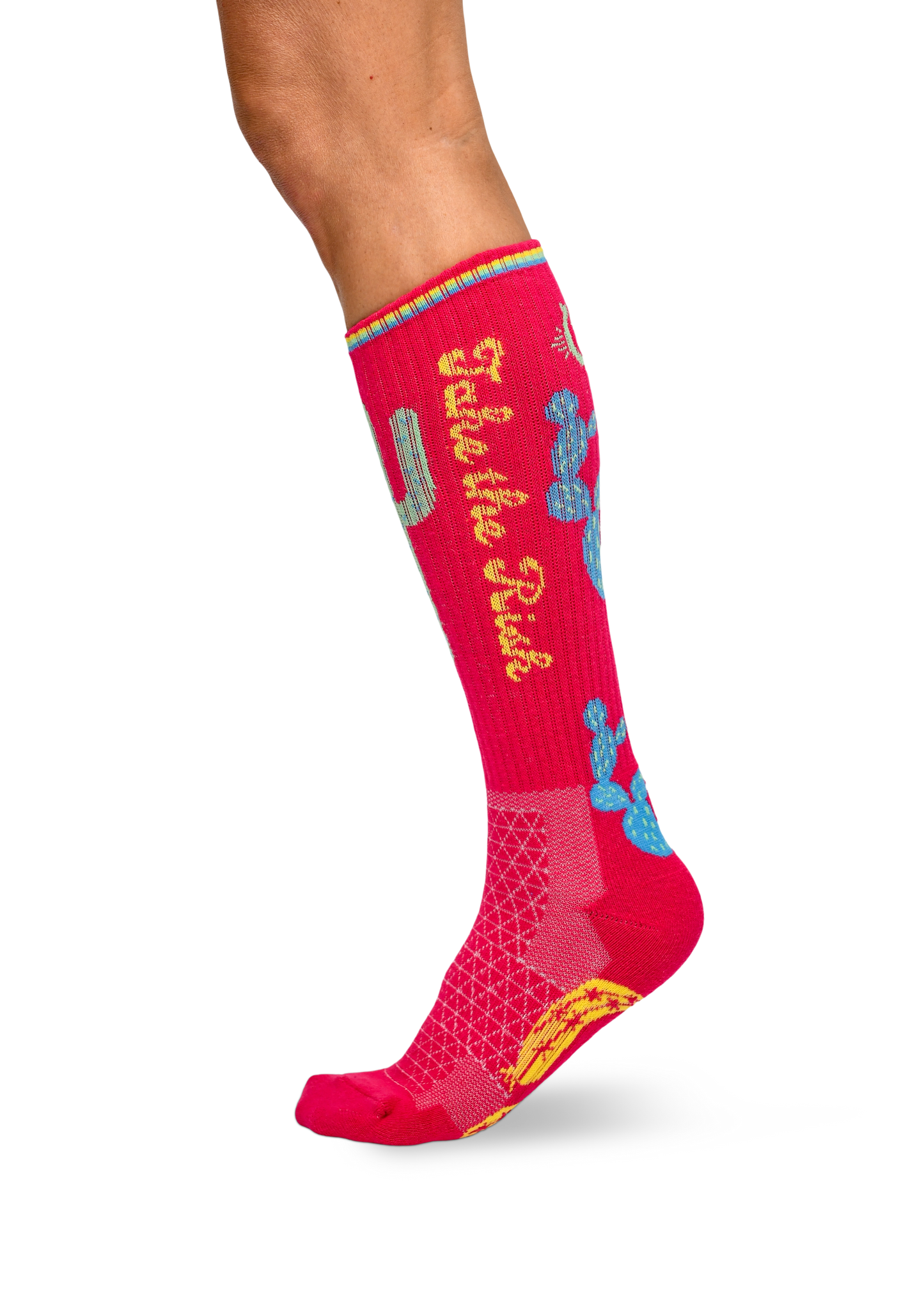 Take the Risk Hot Pink Performance Socks