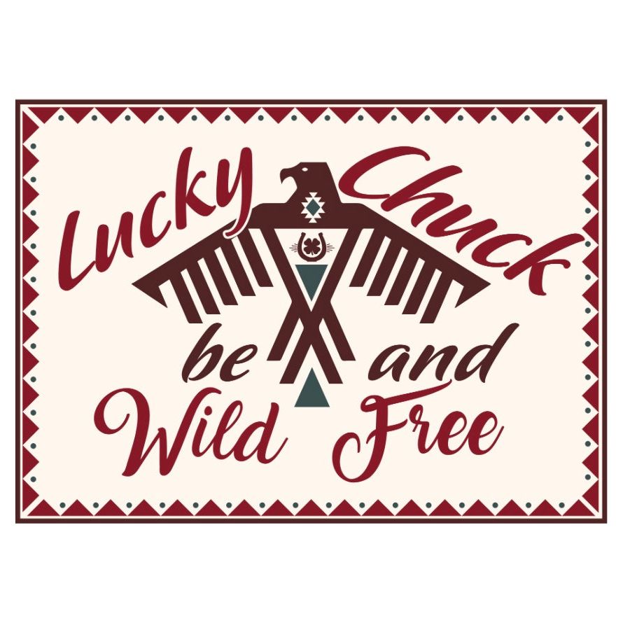 Wild and Free Thunderbird Sticker