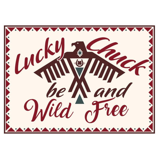 Wild and Free Thunderbird Sticker