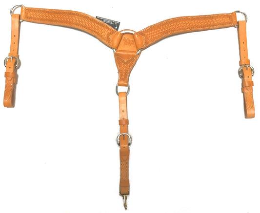 All-Around Breast Collar - Basket Stamped
