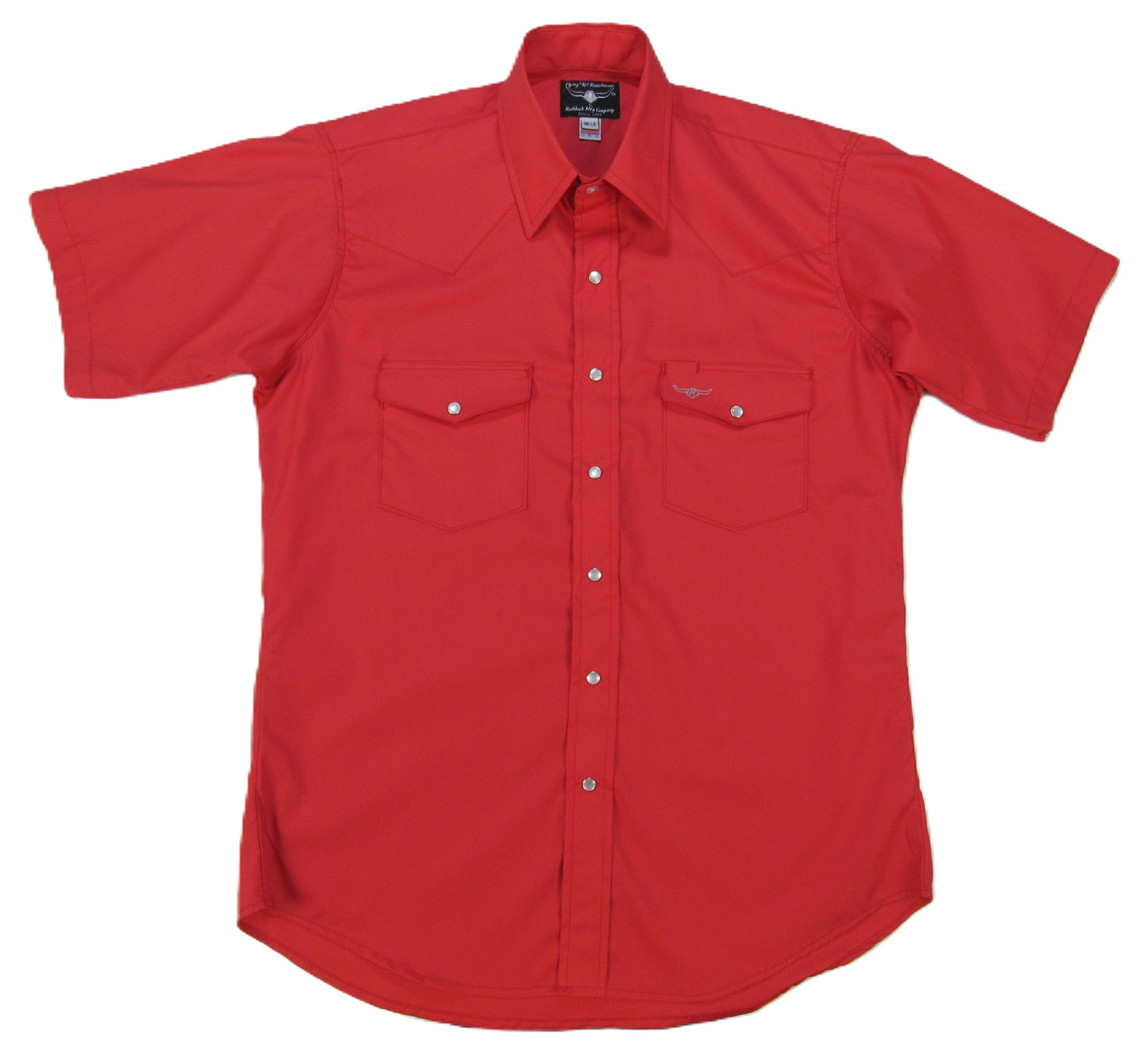 Flying R Ranchwear - Brisa Solids - Red - Short Sleeve - Classic Fit