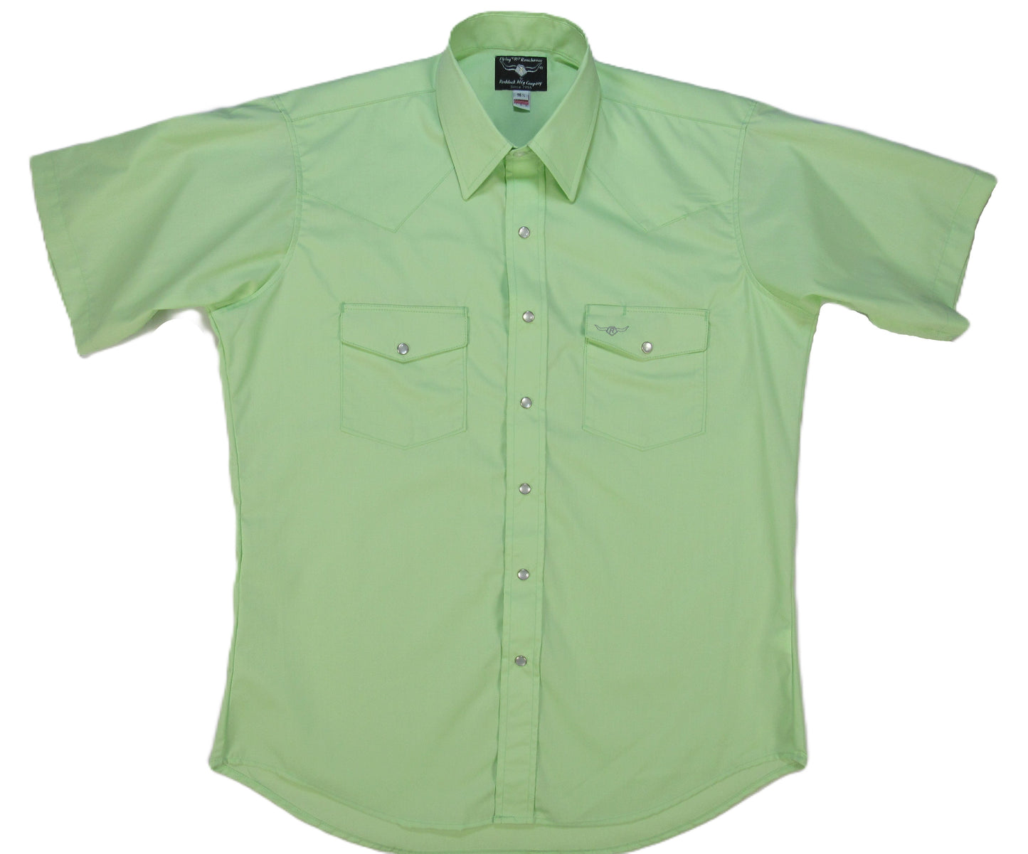 Flying R Ranchwear - Brisa Solids - Lucky Green - Short Sleeve - Classic Fit