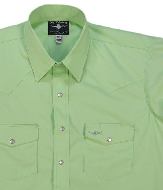 Flying R Ranchwear - Brisa Solids - Lucky Green - Short Sleeve - Classic Fit
