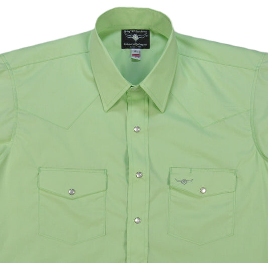 Flying R Ranchwear - Brisa Solids - Lucky Green - Short Sleeve - Classic Fit