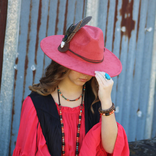 Multi-Colored Turquoise and Wood Stretch Bracelet (802Q)