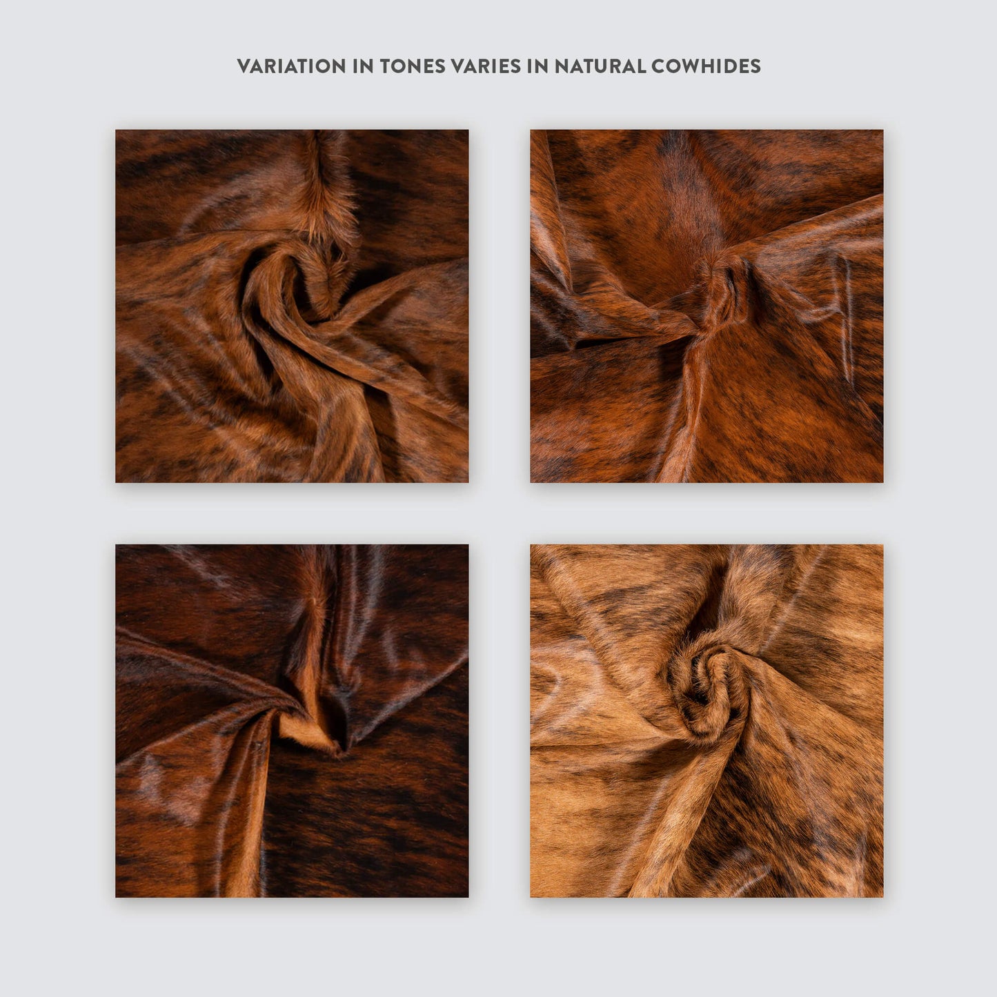 Brindle Brazilian Cowhide Rug: XXL