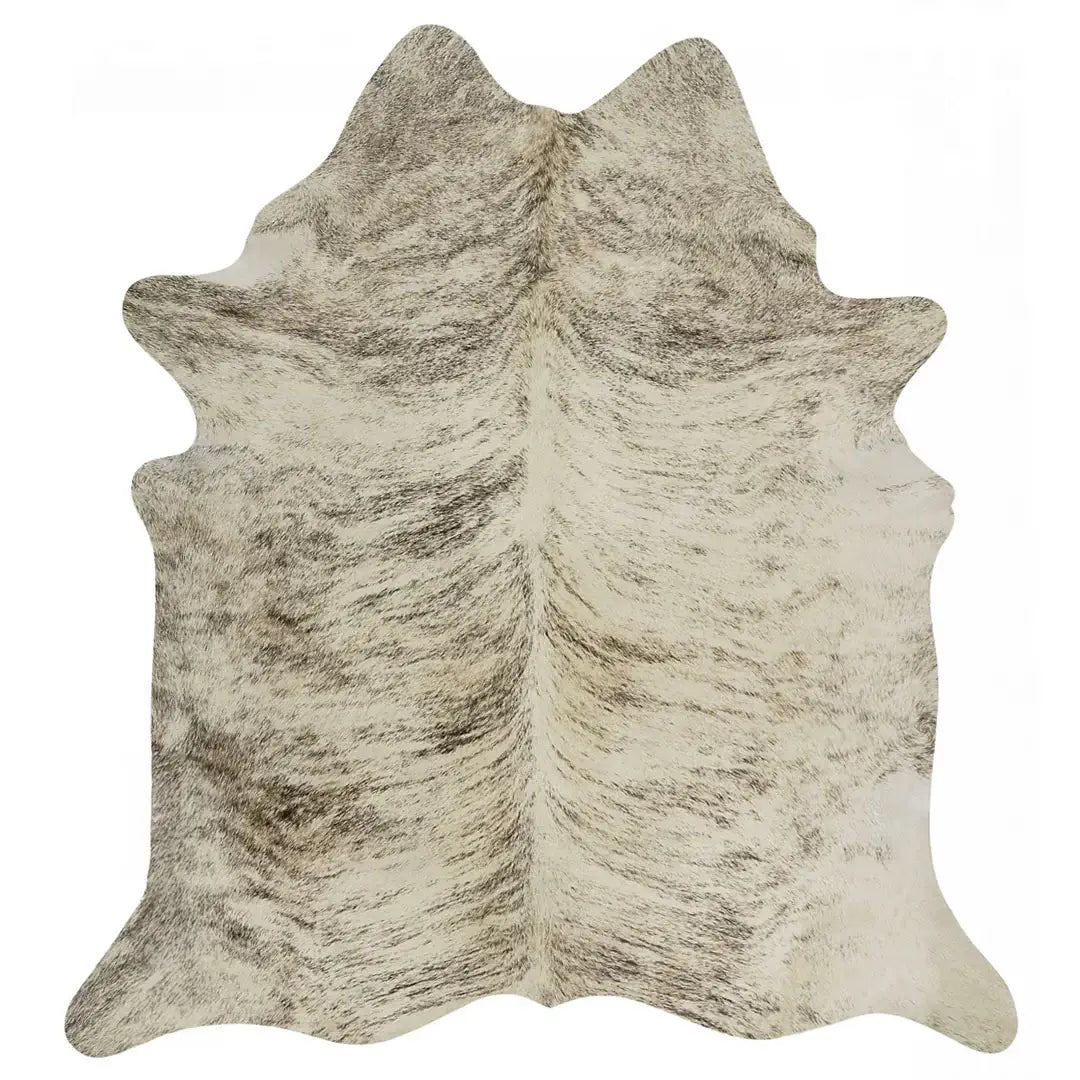 Light Brindle Brazilian Cowhide Rug: XL