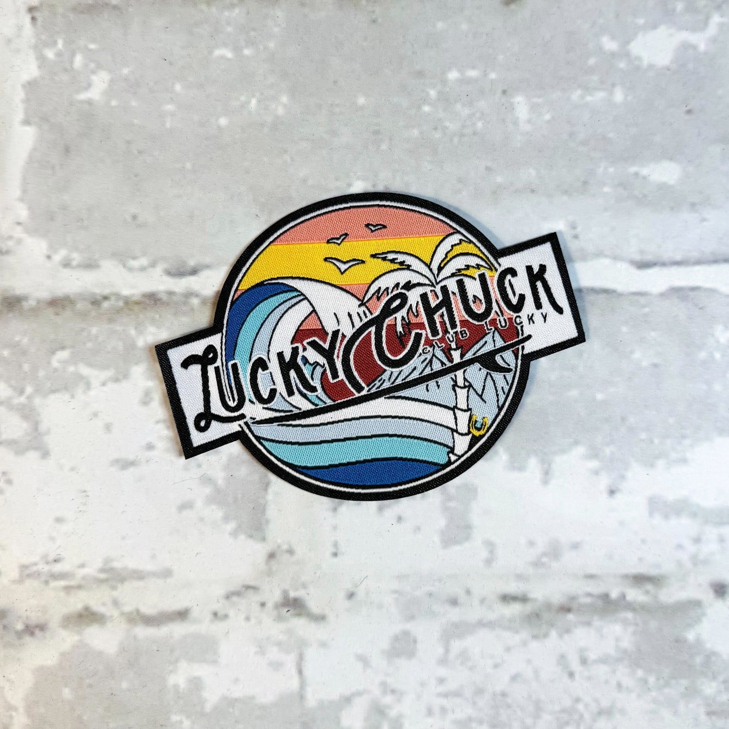 Lucky Beach Vibes Iron-on Patch