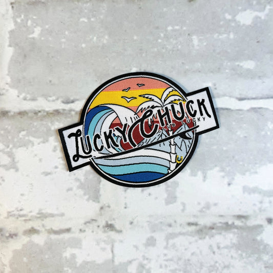 Lucky Beach Vibes Iron-on Patch