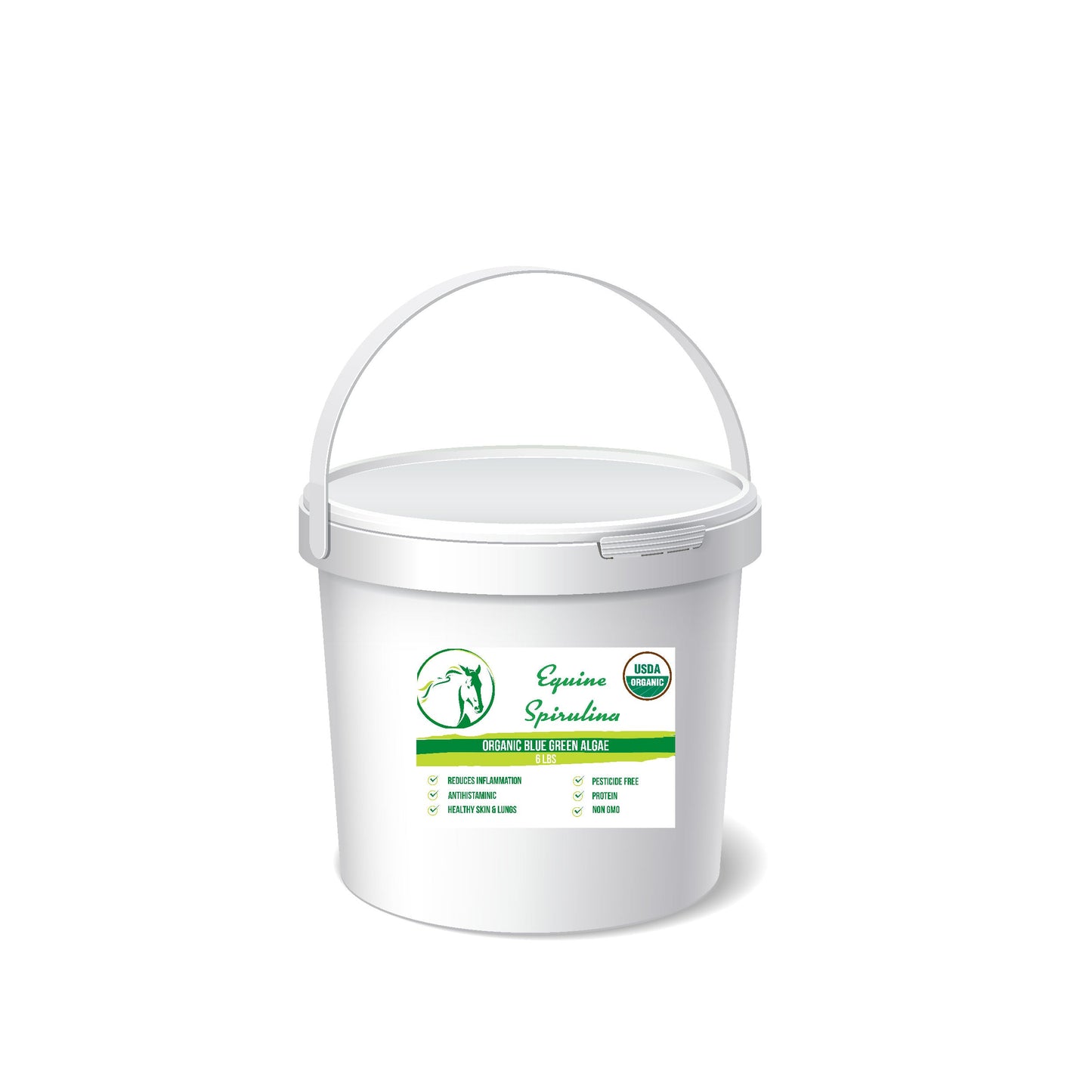 Equine Spirulina-Organic, Non GMO & Pesticide Free
