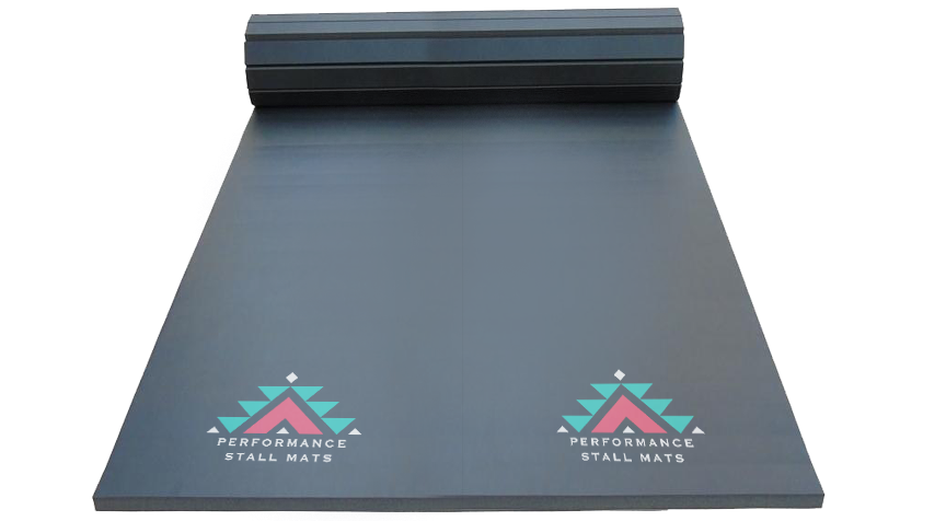 6x9 Portable Stall Mat Kit Grey