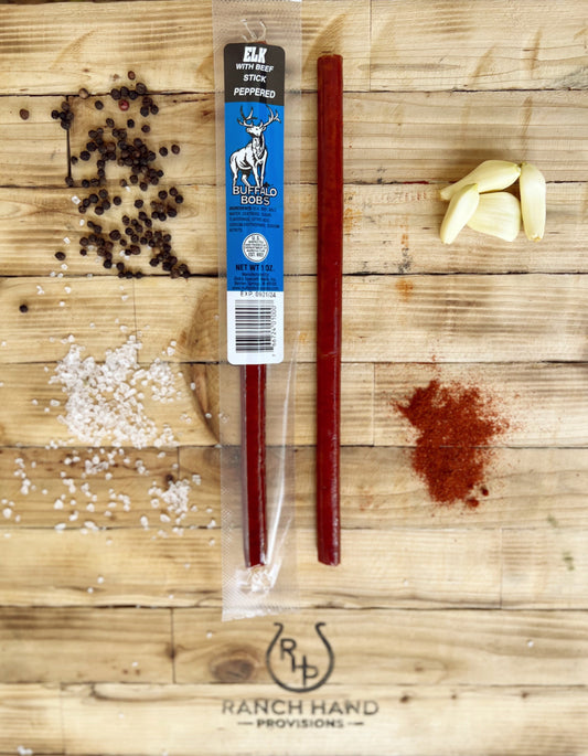Elk Jerky Stick (Peppered)