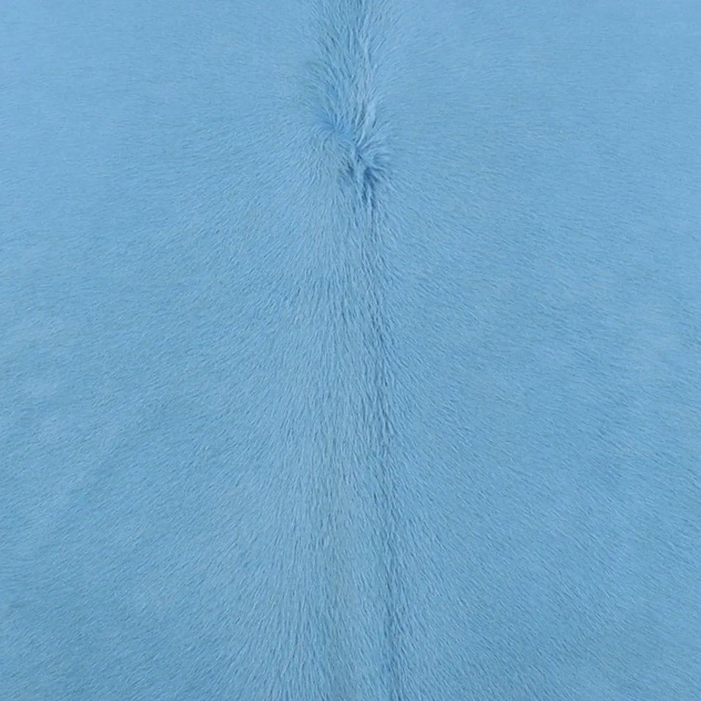 Sea Blue Dyed Cowhide Rug