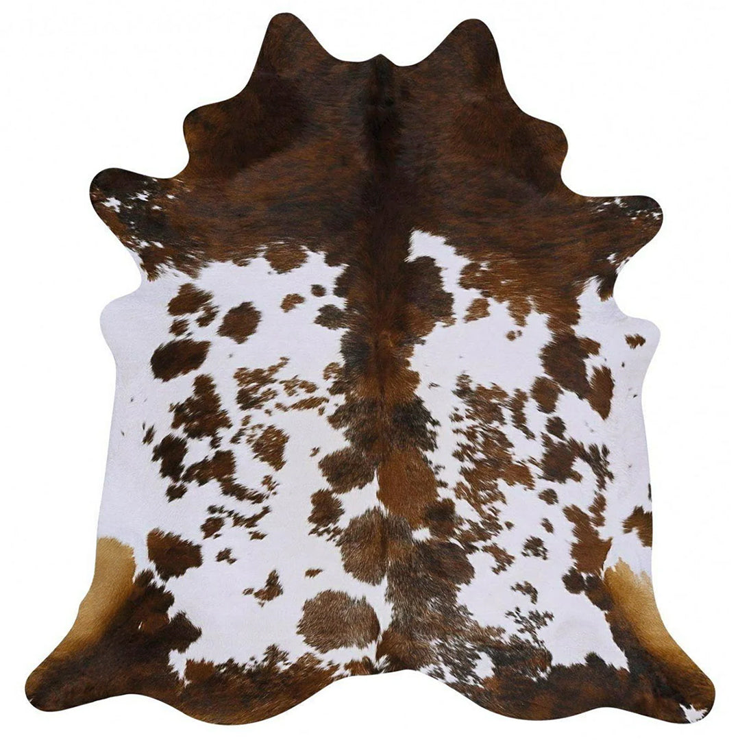 Tricolor Brazilian Cowhide Rug: XXL
