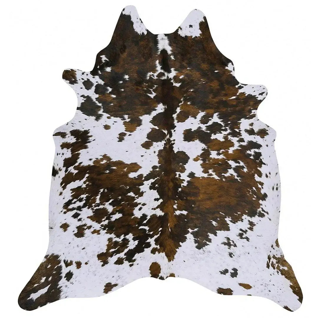 Tricolor Brazilian Cowhide Rug: XL