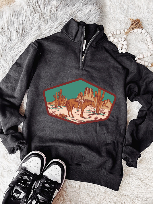 Cactus Clash Quarter Zip