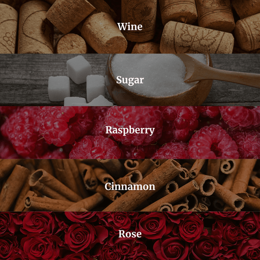 Vineyard Estate Candle 10.6 oz – Red Wine, Raspberry & Vanilla Sugar