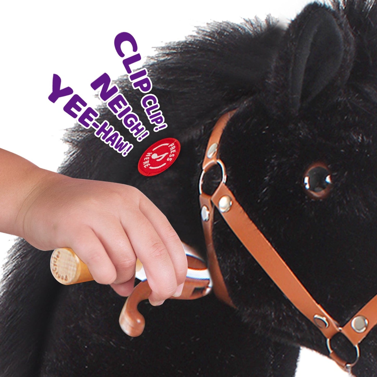 Model U® Horse Ride-On Toy Age 7+ – Black