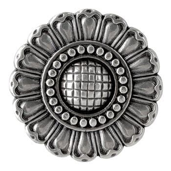 Concho Scarf Slide Sunflower Flower Wild Rag Scarf Slide by double b wild rags