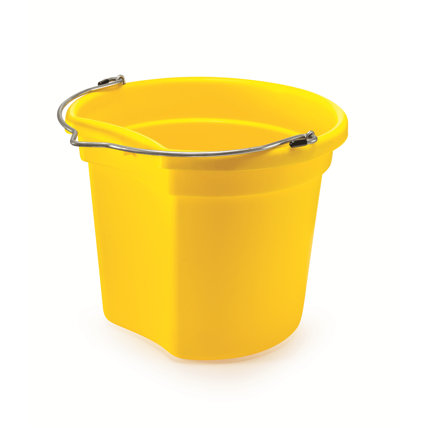 KD-120E 18 Qt. Flat Back Silver Line Bucket