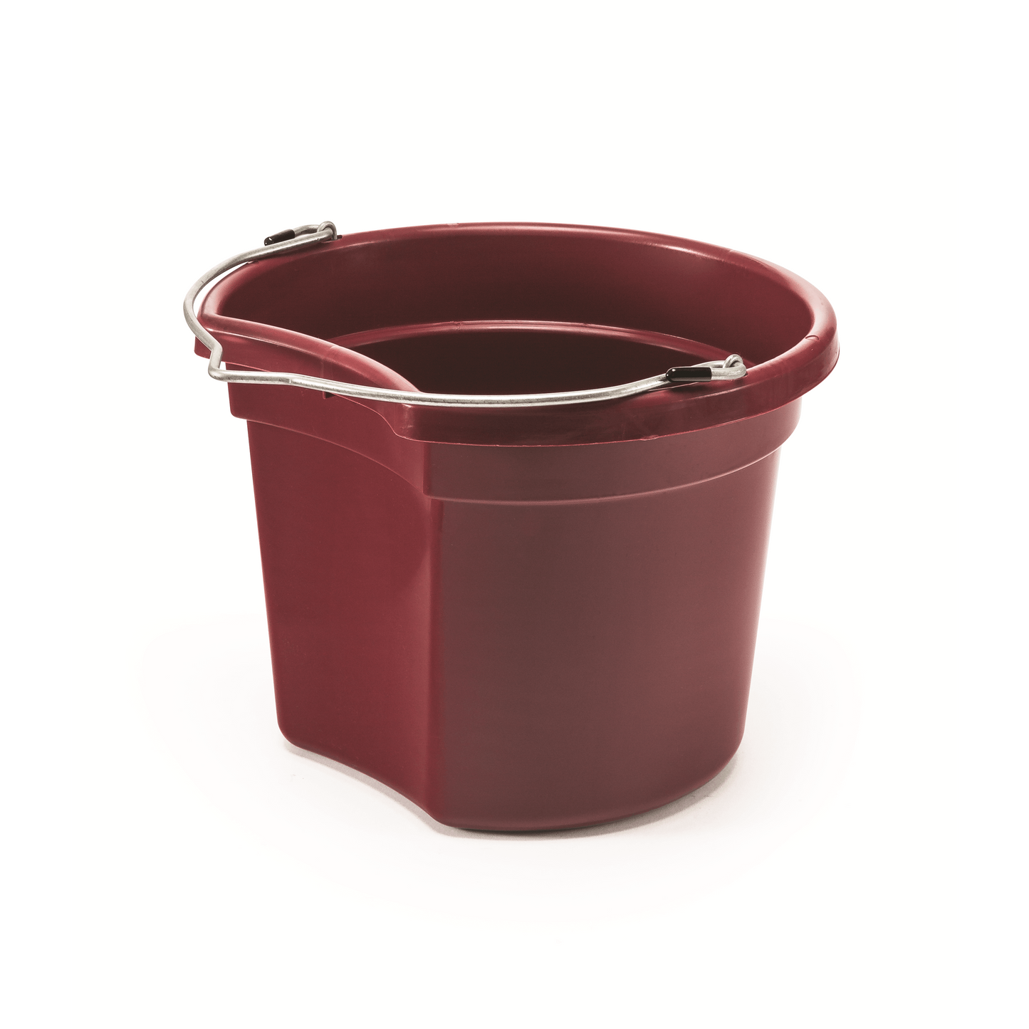 KD-154 8 Qt. Flat Back Silver Line Bucket