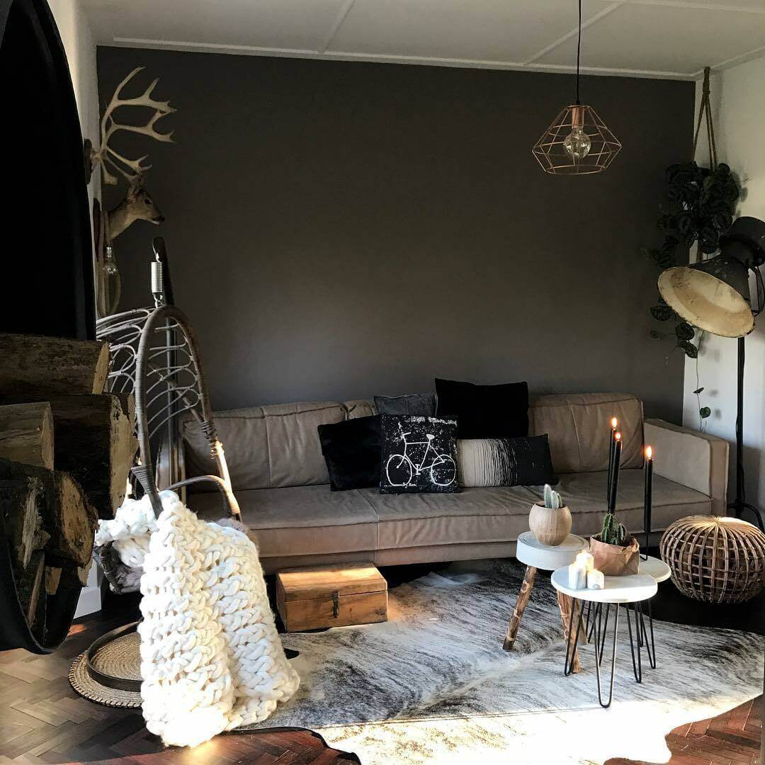 Light Brindle Brazilian Cowhide Rug: XL