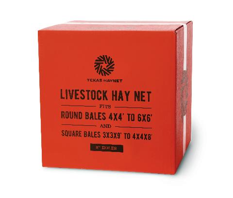 Livestock Round Bale Hay Net - 3" Holes