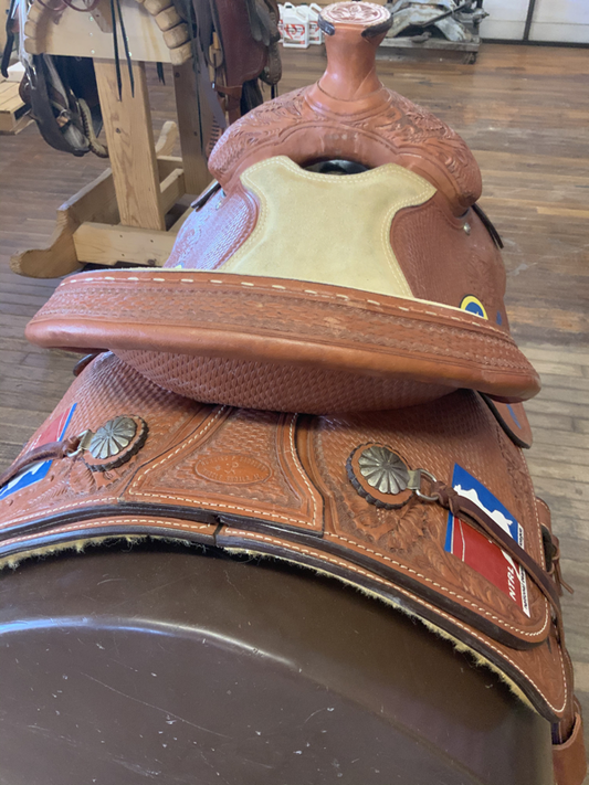 14 1/2 IN RUNNING P ROPING SADFLE CT3682-5