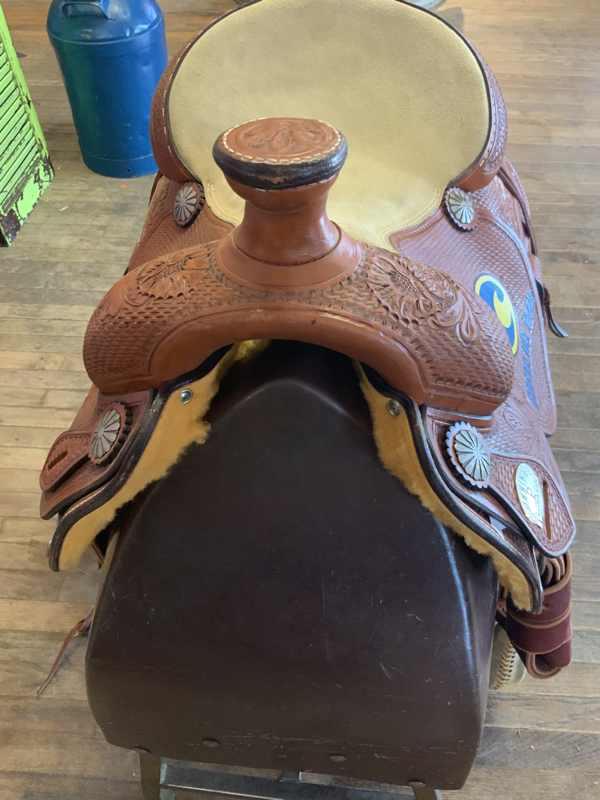 14 1/2 IN RUNNING P ROPING SADFLE CT3682-5