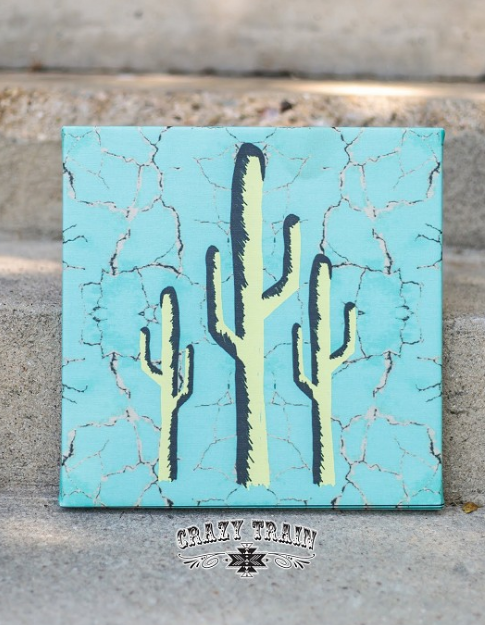 TAVERN TRIO CACTUS CANVAS
