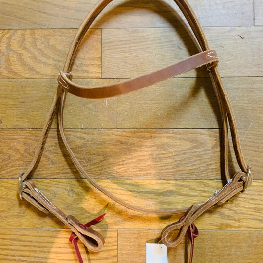 SKIRTING LEATHER BROWBAND HEADSTALL