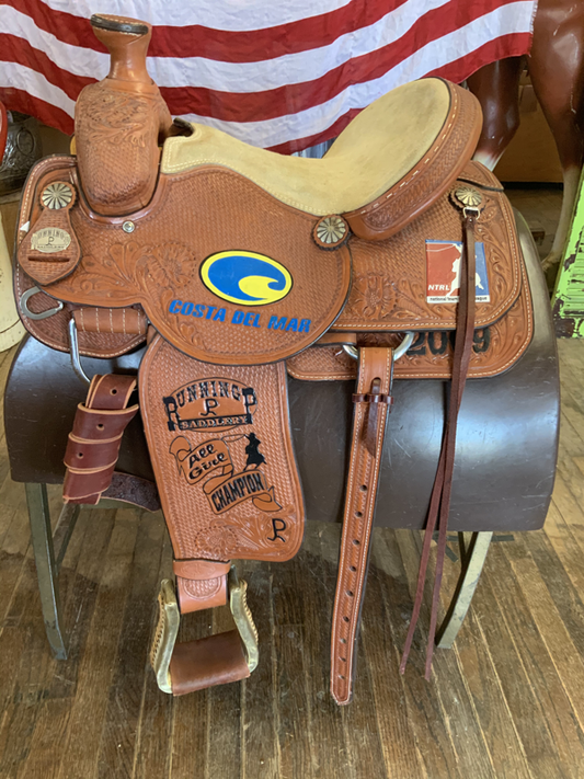 14 1/2 IN RUNNING P ROPING SADFLE CT3682-5