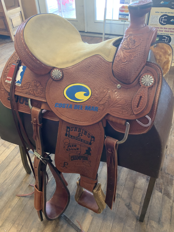 14 1/2 IN RUNNING P ROPING SADFLE CT3682-5