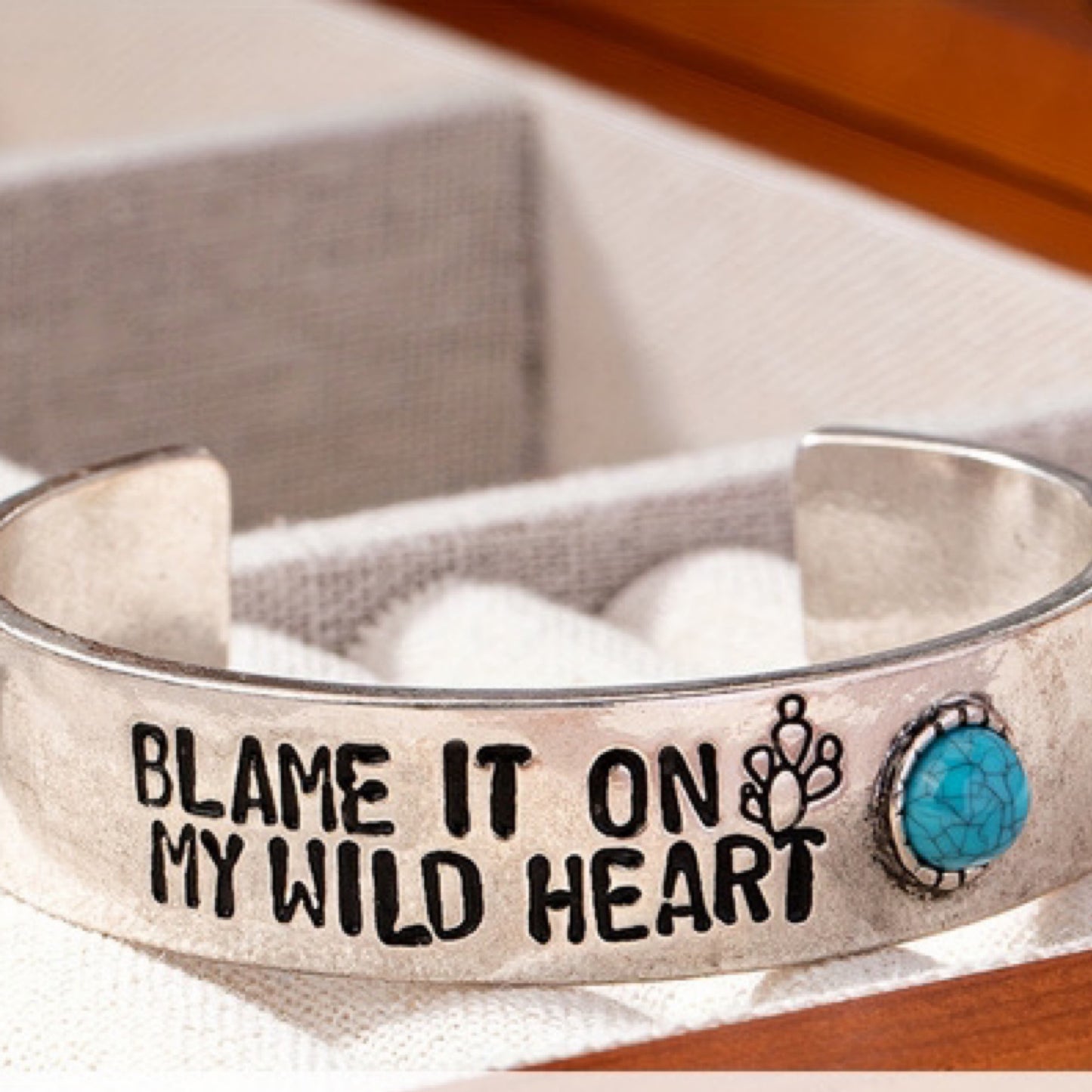 BLAME IT ON MY WILD HEART BRACELET