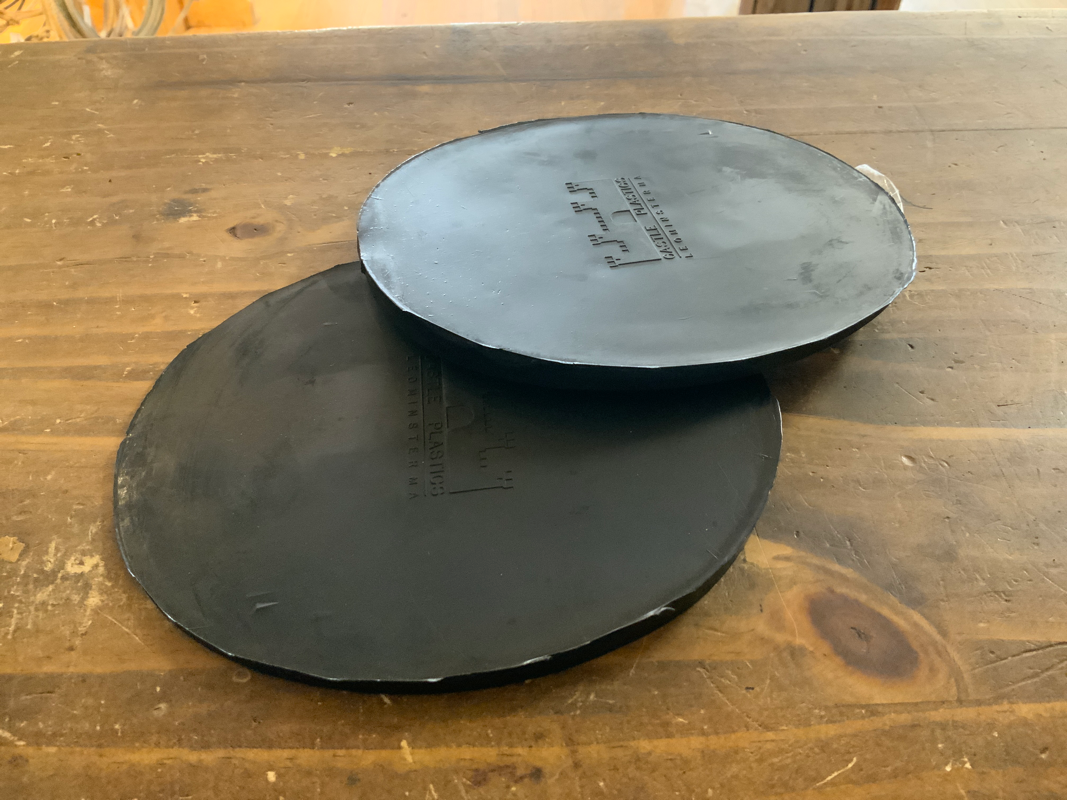 CASTLE PLASTICS 3 DEGREE OVAL PAD 1PR